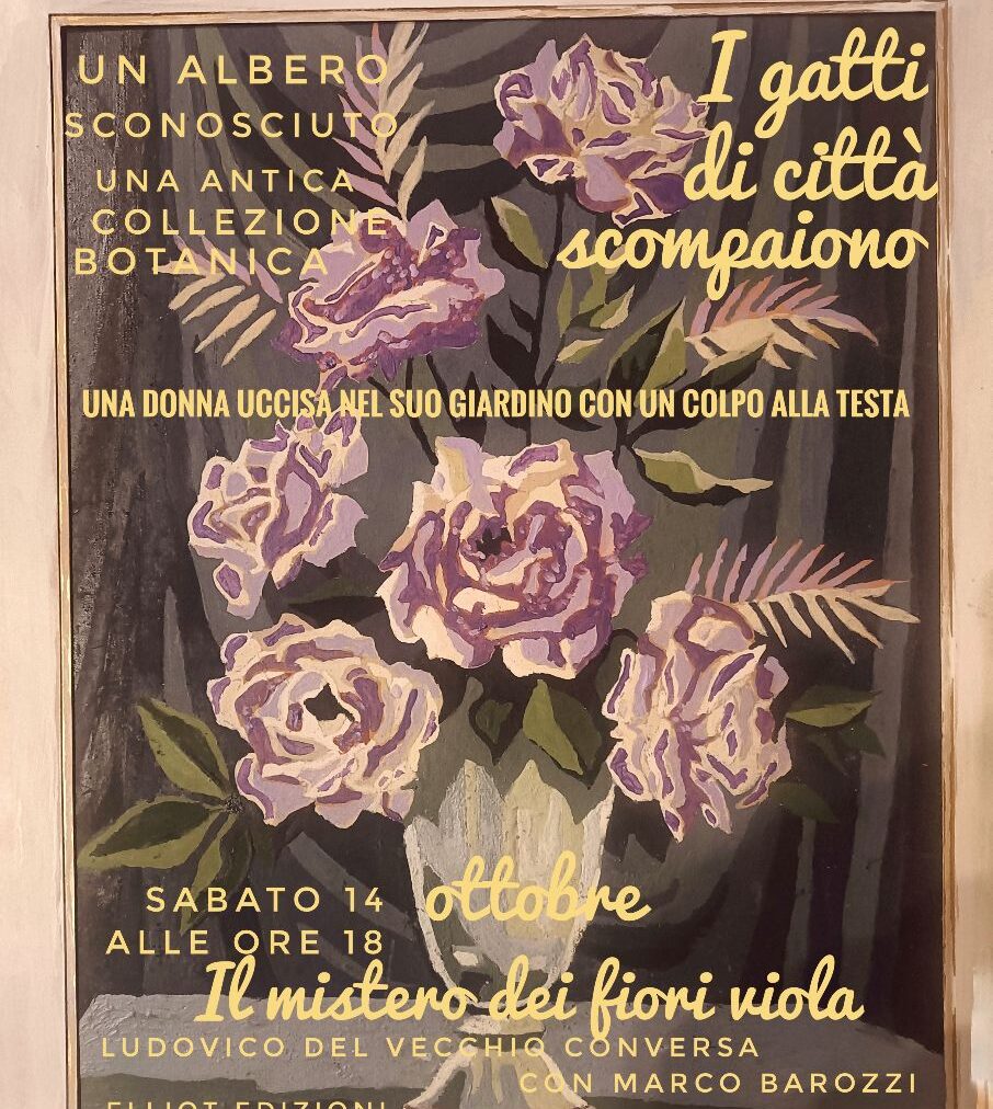 Finalmente la presentazione modenese de Il mistero dei fiori viola